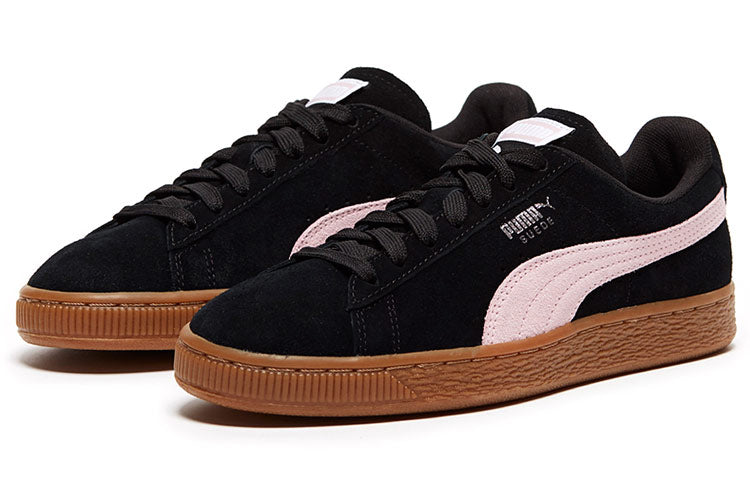 (WMNS) PUMA Suede Classic Sneakers Black 355462-86