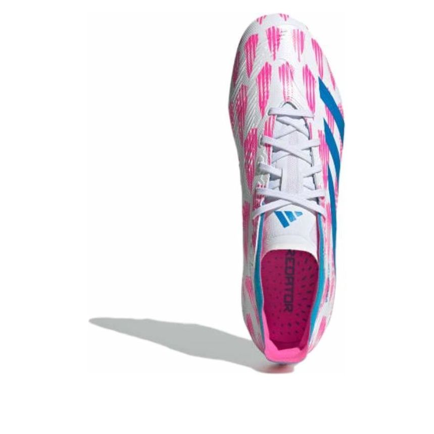adidas Predator League FG 'Cloud White Solar Blue Solar Pink' IG6262