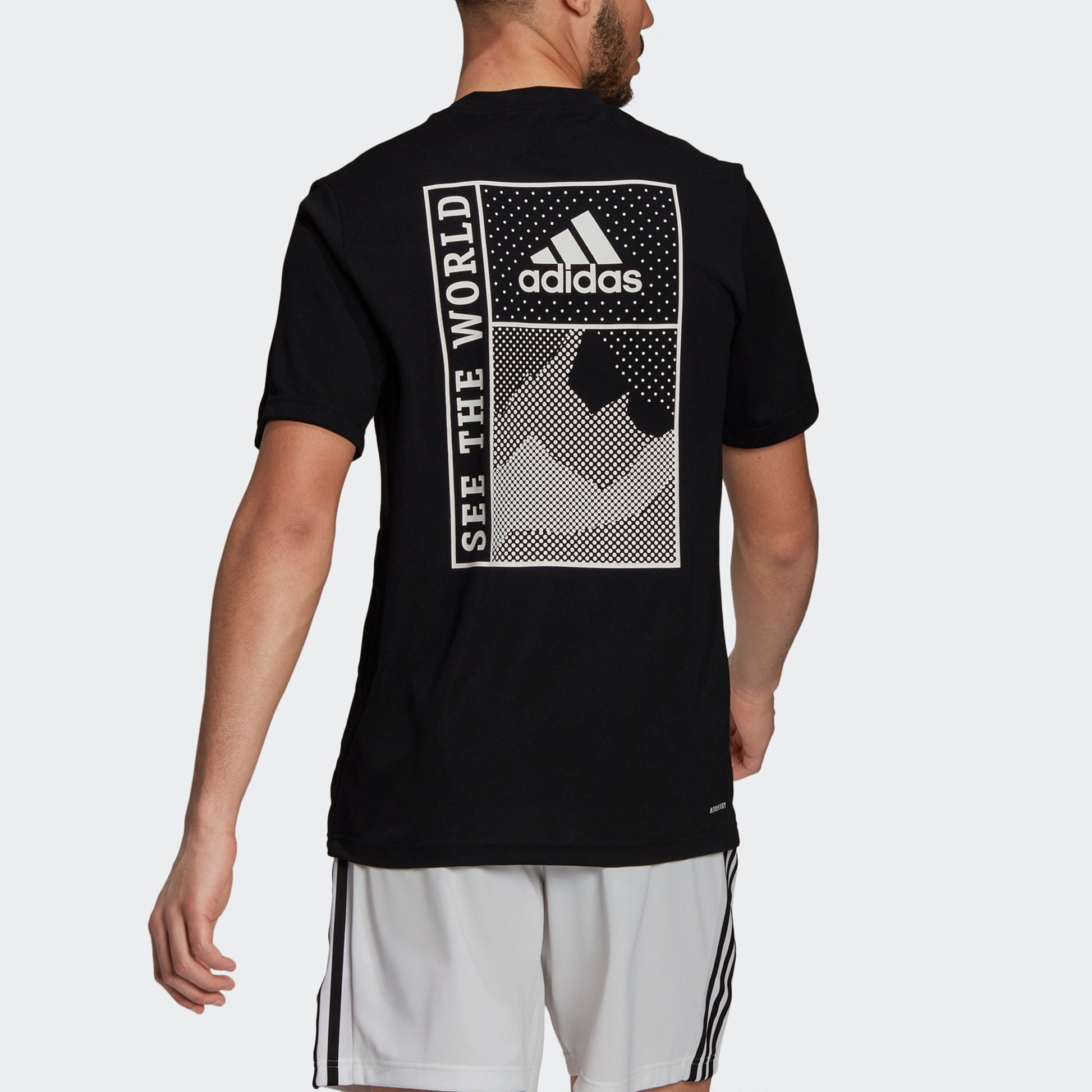 adidas Sprt4ia G T Leisure Sports Short Sleeve Men's Black GL2361