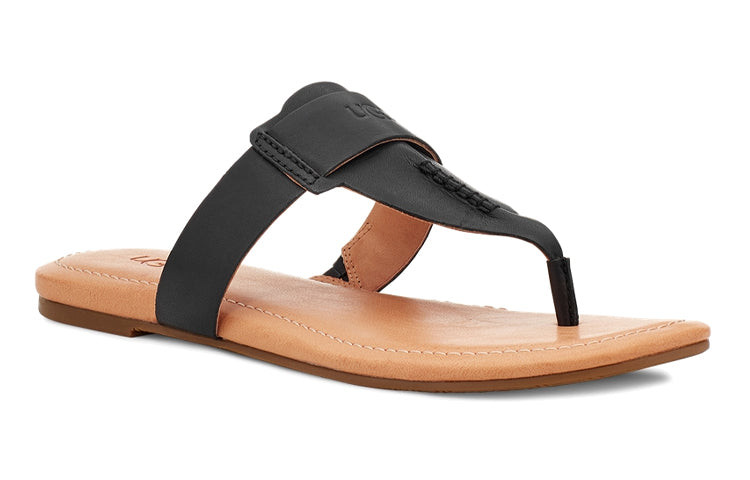 (WMNS) UGG Gaila Black Brown Slippers 'Black Brown' 1119756-BLK