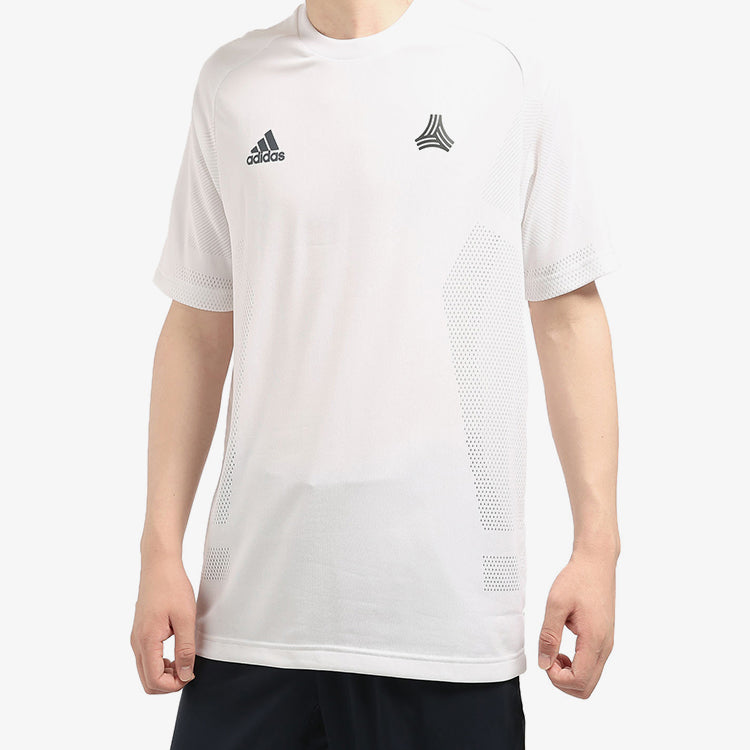 adidas Soccer/Football Sports Round Neck Short Sleeve Jersey White DT9194