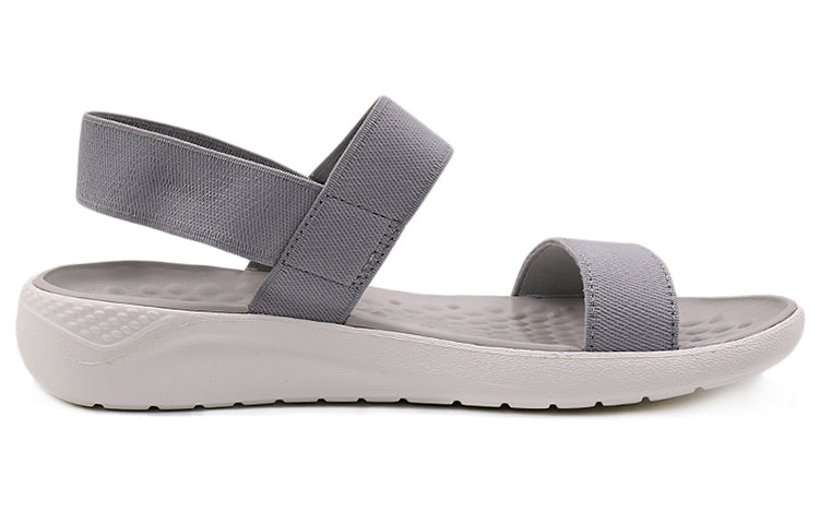 (WMNS) Crocs Literide 'Light Gray White' 205106-00J