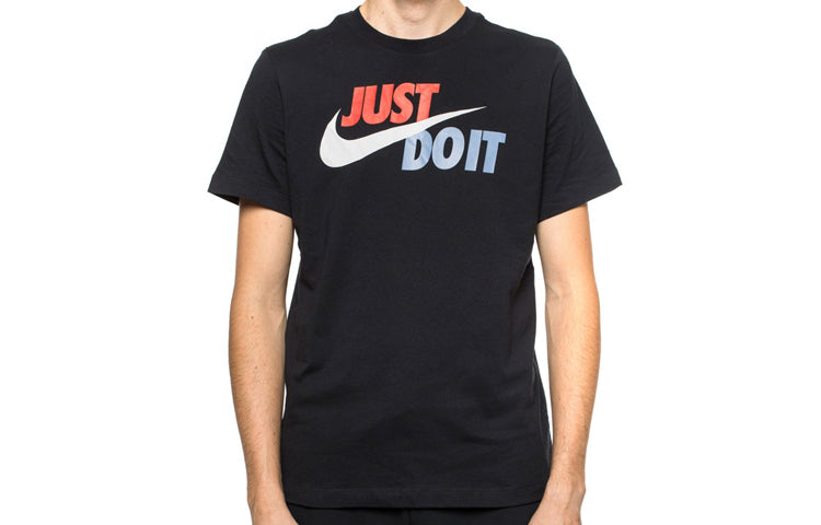 Nike Just Do It Printing Short Sleeve Black AR5006-010