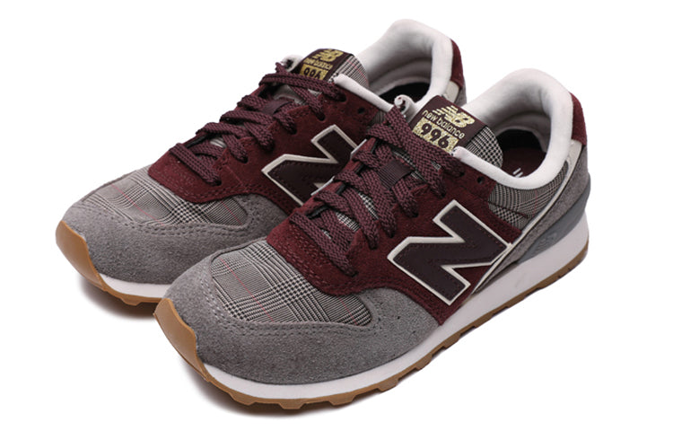 (WMNS) New Balance 996 Series Grey/Red WR996GR