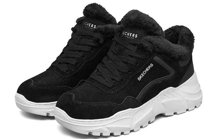 (WMNS) Skechers Street 'Black White' 155180-BLK