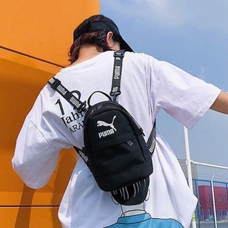(WMNS) PUMA Minime Retro Backpack 'Black' 076154-01