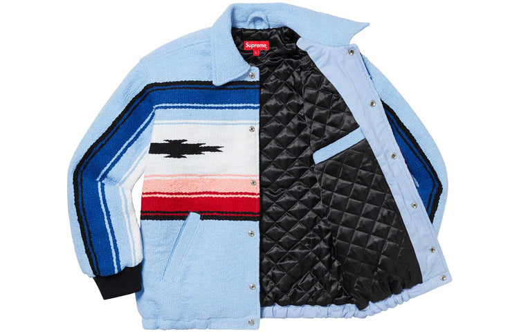 Supreme Tlaxcala Blanket Jacket 'Blue White Red' SUP-FW20-343