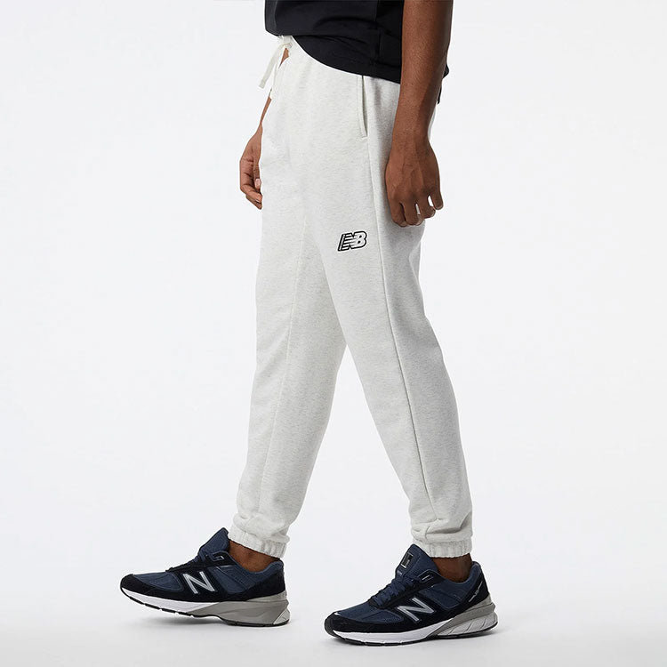 New Balance Essentials Magnify Sweat Jogger Pants Asia Sizing 'Sea Salt Heather' MP23504-SAH