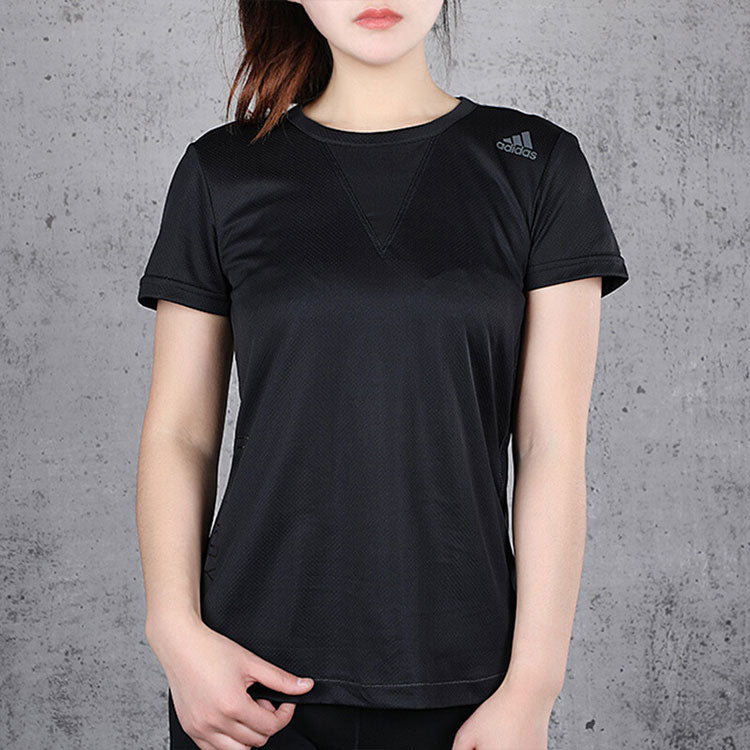(WMNS) adidas Training T-shirts 'Black' FK9615