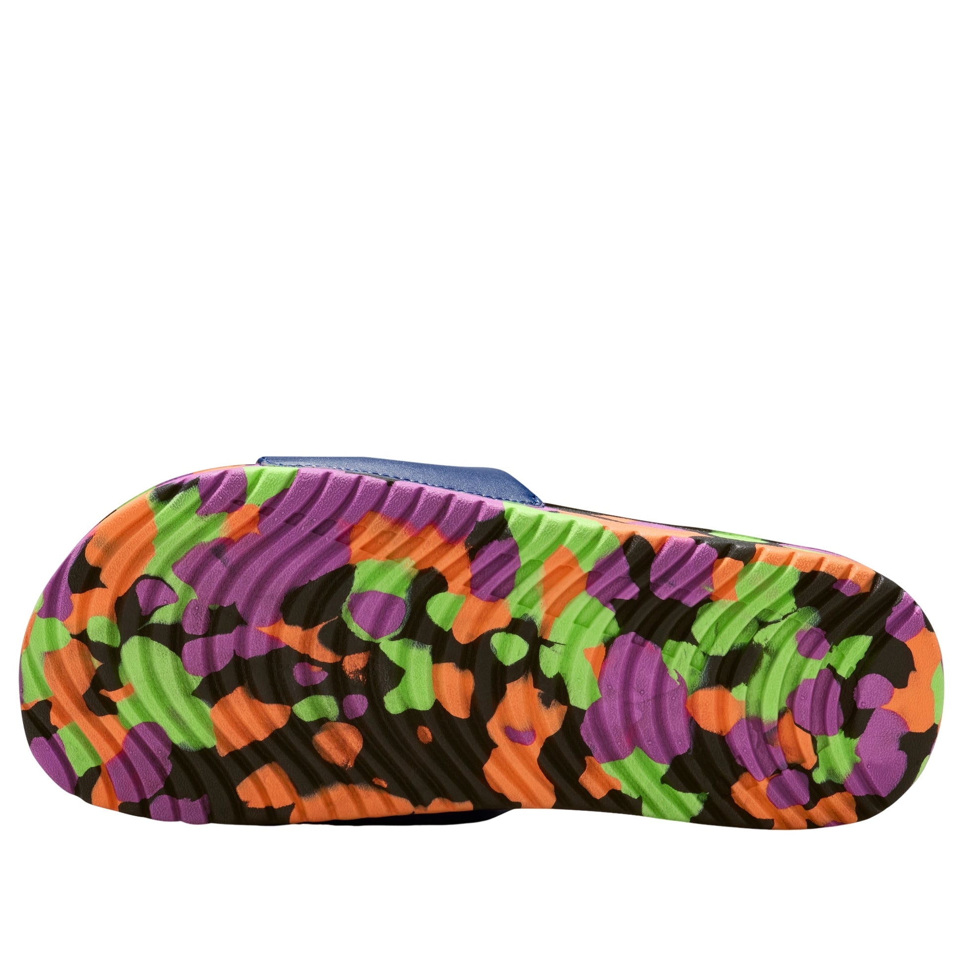 (GS) Nike Kawa Slide SE 'Black Blue Void Green Strike' IM5714-001