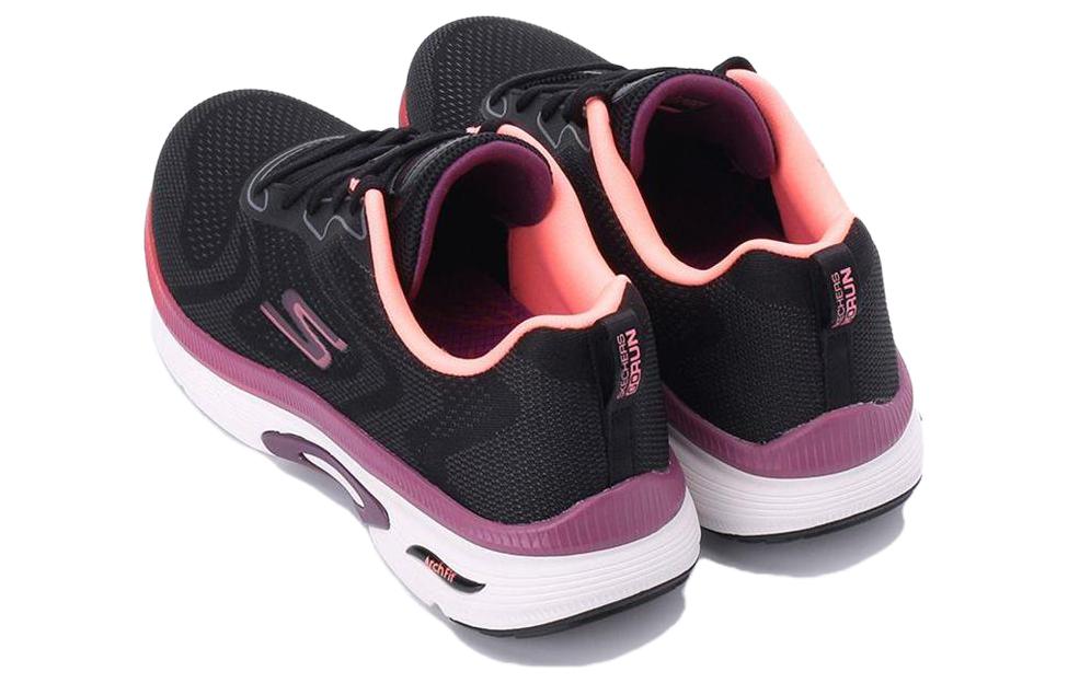 (WMNS) Skechers Go Run Arch Fit 'Black Burgundy' 128957-BKBU