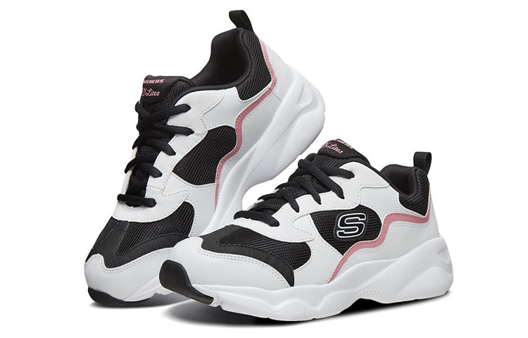 (WMNS) Skechers D'Lites Airy 'White pink' 66666231-WBPK