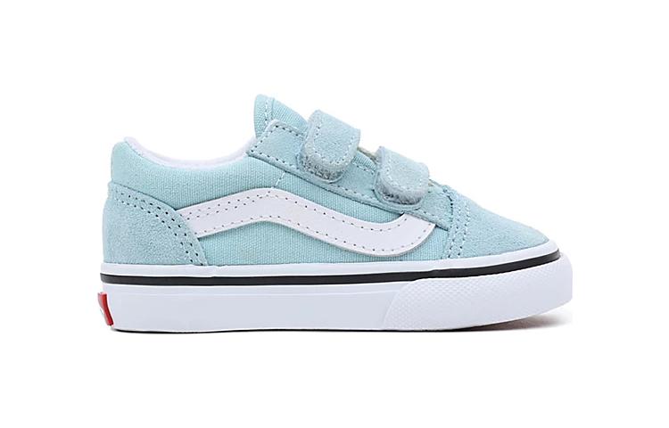 (TD) Vans Old Skool Hook And Loop Shoes 'Blue White' VN0A4VJJH7O