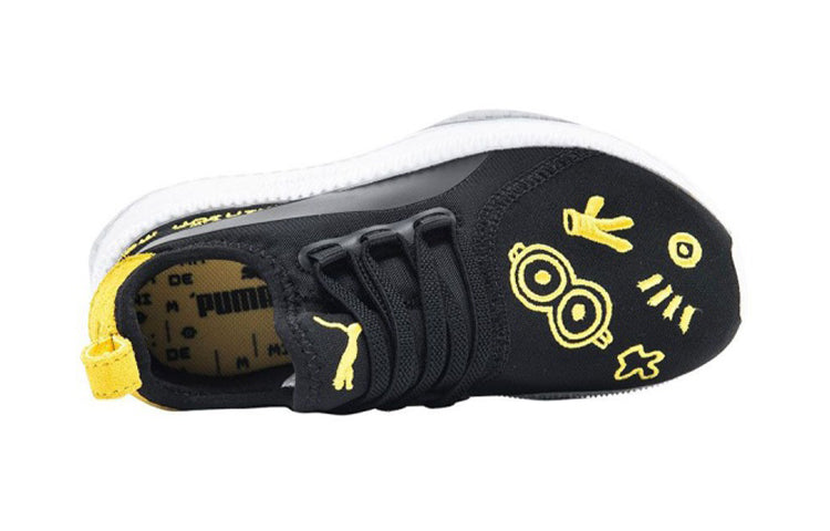 (PS) PUMA Minions Tsugi Apex Ac Sneakers Black/Yellow 366877-01