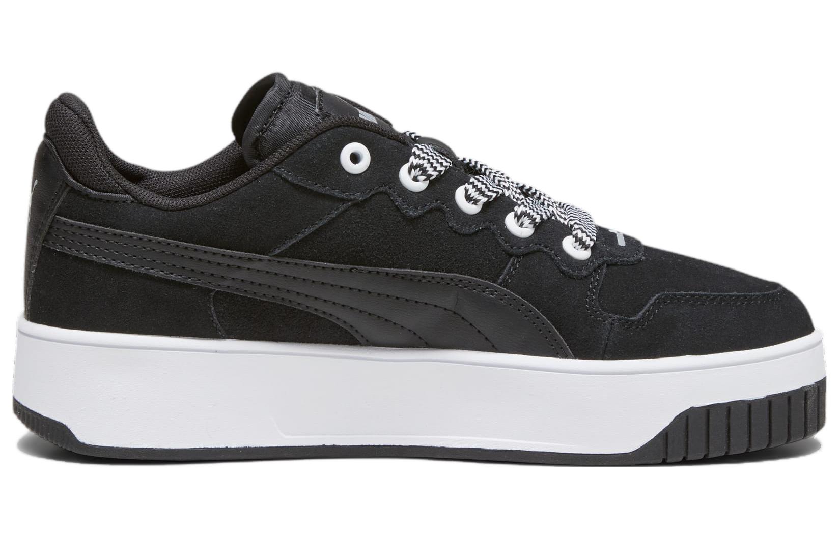 (WMNS) PUMA Carina Street Thick Laces 'Black' 392507-01