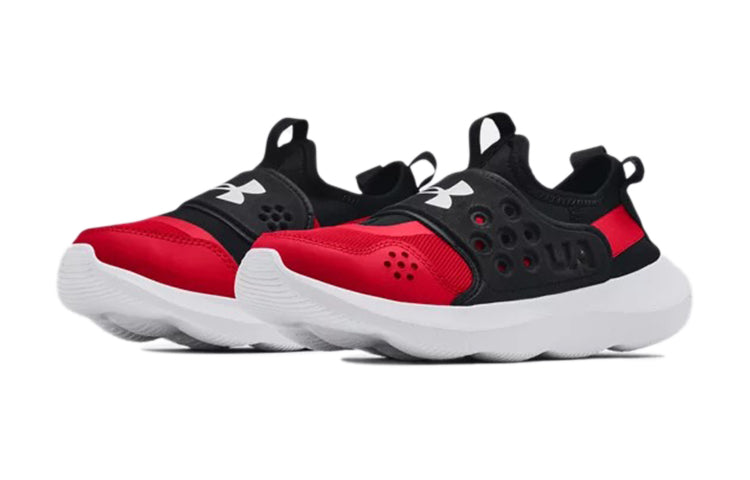 (GS) Under Armour Runplay Camo Low-Top Black/Red 3024210-600