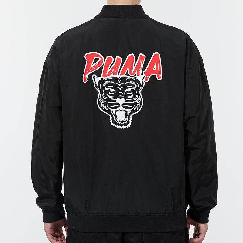 PUMA Athleisure Casual Sports Windproof Jacket Black 534668-01
