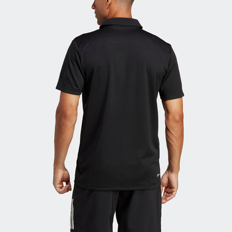adidas Tennis Fab Polo Shirt 'Black' HR8730
