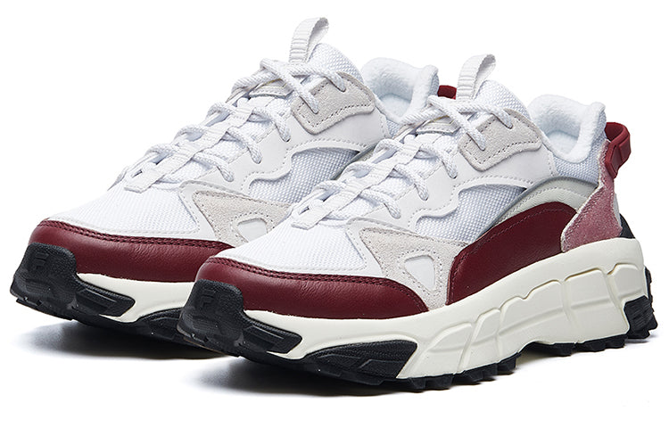 (WMNS) FILA Check VNTG Running Shoes GS White/Red F12W041135FBN