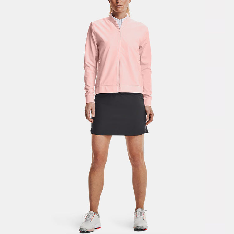 (WMNS) Under Armour Storm Windstrike Golf Sports Zipper Jacket 'Pink' 1362109-658