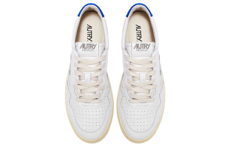 Autry Medalist Leather Low 'White Azure' AULM-LL46