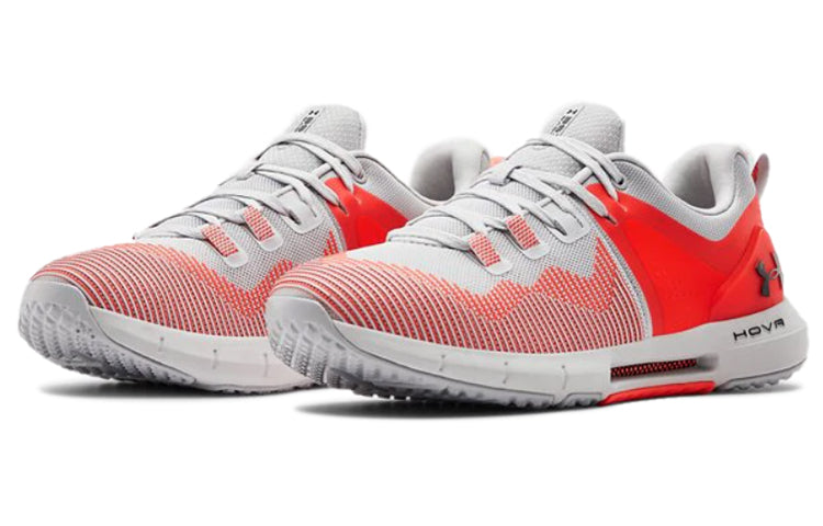 (WMNS) Under Armour HOVR Rise 'Halo Grey Orange' 3022208-106