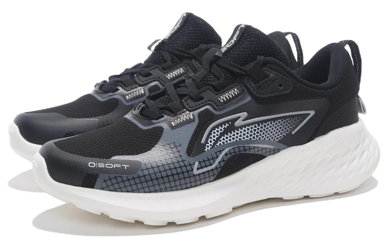 (WMNS) Li-Ning Soft Element Sport Leisure 'Black Gray White' AGLS012-1