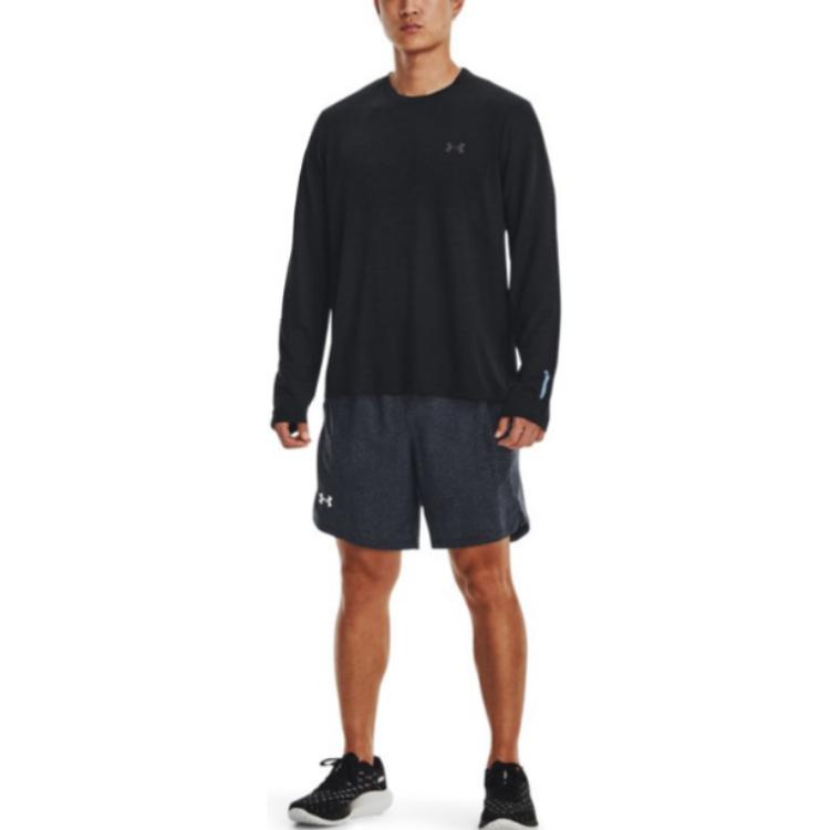 Under Armour Seamless Stride Long Sleeve 'Black' 1375693-001