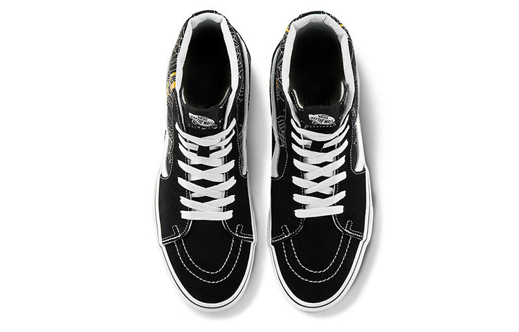 Vans SK8-HI Shoes Black/White/Yellow VN0A32QG4RN