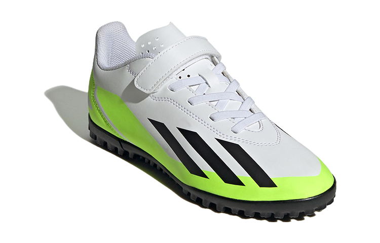 (GS) adidas X Crazyfast.4 'White Black Lucid Lemon' IE1592