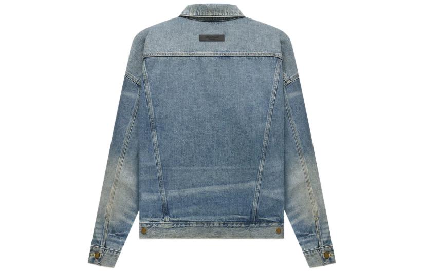 Fear of God Essentials FW22 Denim Trucker Jacket 'Indigo' FOG-FW22-005