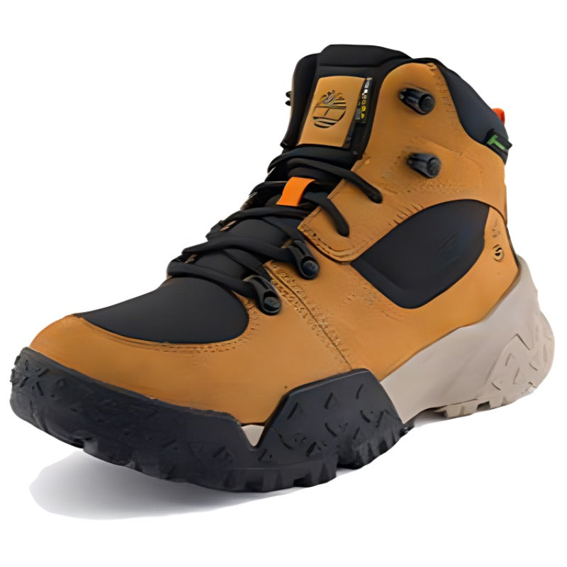 Timberland Motion Scramble Mid Lace Up Waterproof Hikers 'Wheat Nubuck' A68Q8