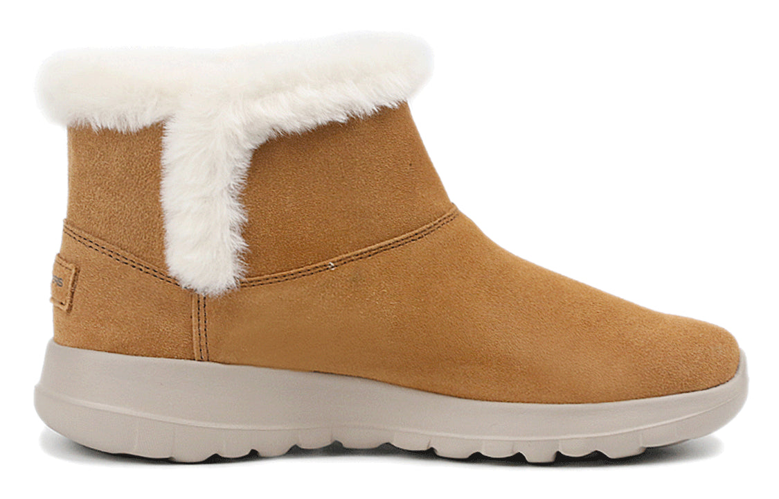 (WMNS) Skechers On-The-Go Joy Snow Boots 'Brown White' 15501-CSNT