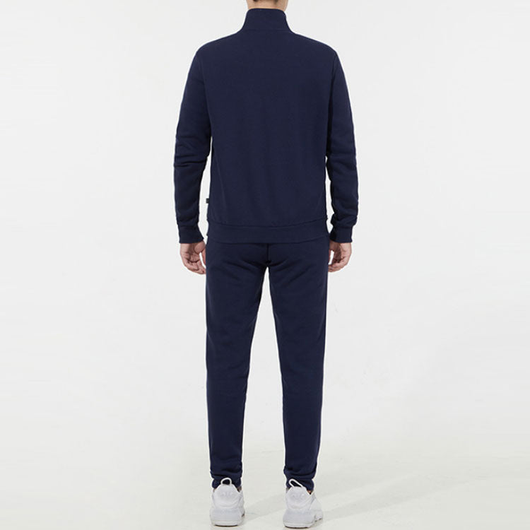 PUMA Casual Sports Stand Collar Jacket Suit Blue 521682-06