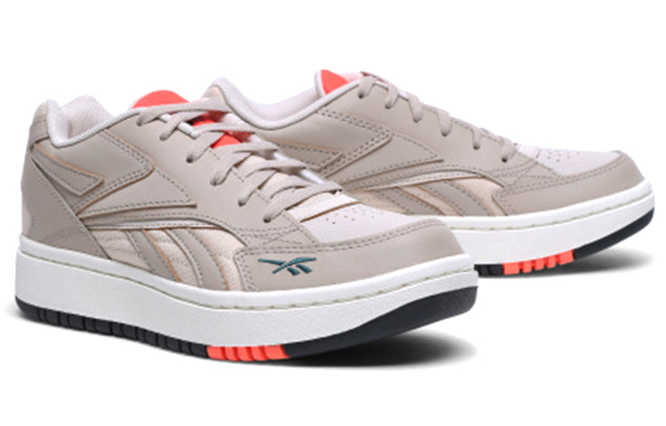 (WMNS) Reebok Court Double Mix Sneakers Gray/Orange EH3322