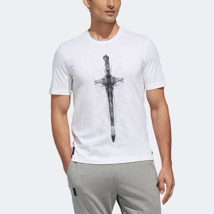 adidas Wj Ss Gfx Short Sleeve Men's White DY8759
