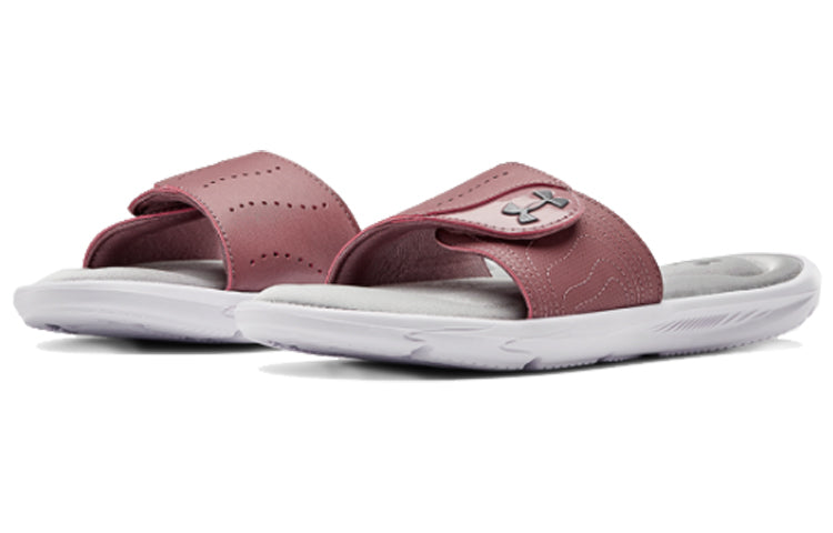 (WMNS) Under Armour Ignite 9 Slide 'White Hushed Pink' 3022717-102