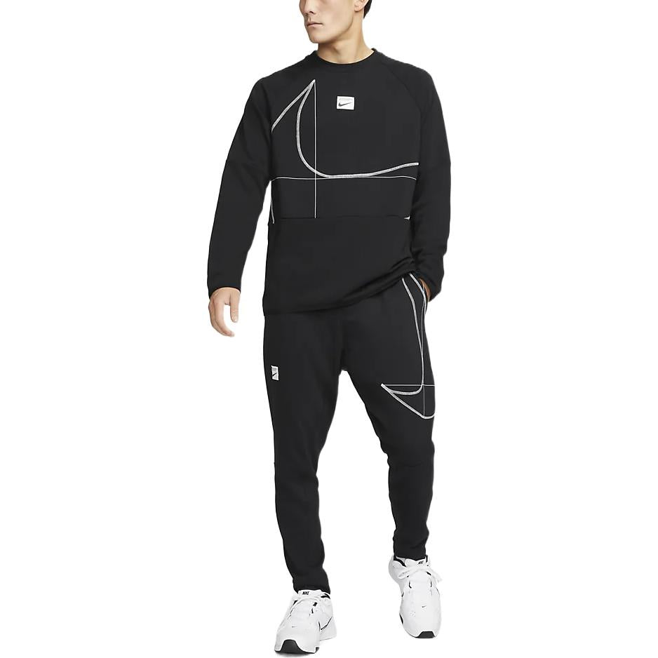 Nike Dri-FIT Fleece Tapered Running Pants 'Black' DQ6615-010