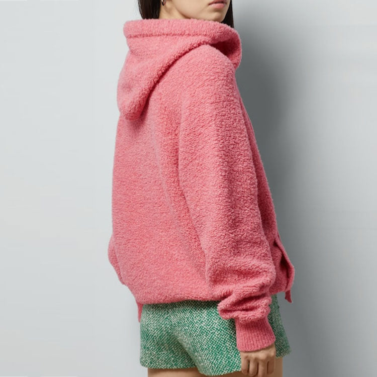 (WMNS) Gucci Interlocking G Boucl Hoodie 'Pink' 766086-XKDMG-5175