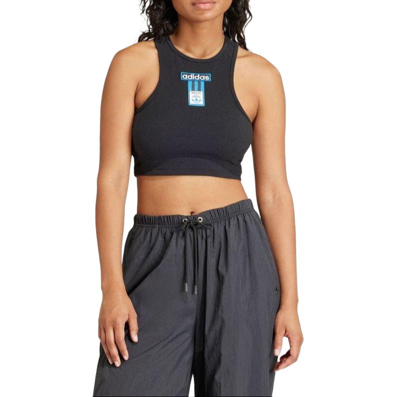 (WMNS) adidas Adibreak Cropped Tank Asia Sizing 'Black' IU2456