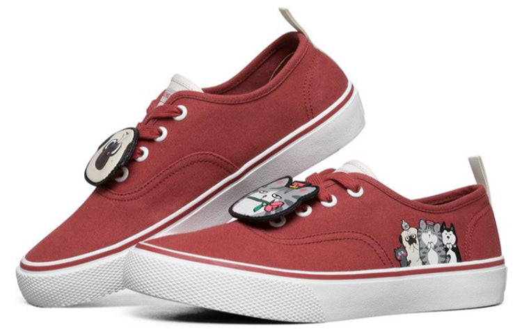 (WMNS) Skechers V Lites Sneakers Red/White 66666269-RED