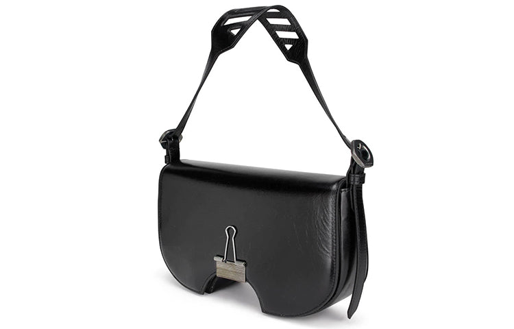 (WMNS) Off-White Swiss Black Shoulder Bag OWNA141E20LEA0011000