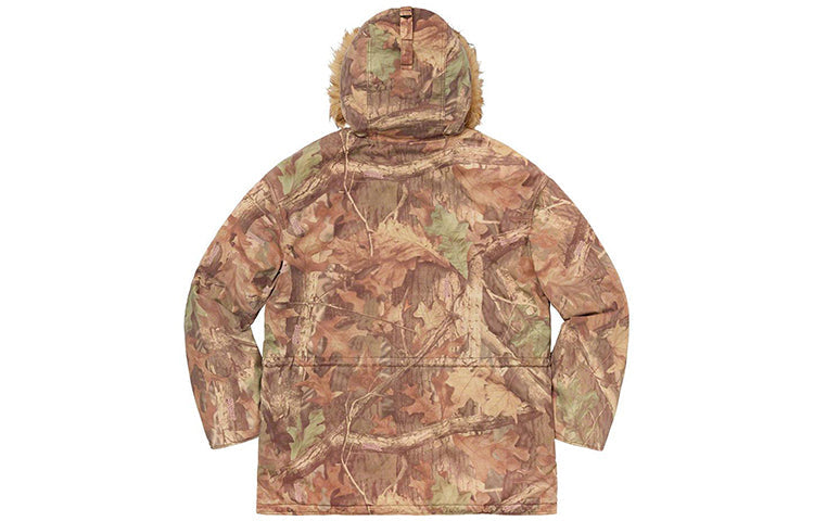 Supreme FW19 Week 15 Spellout N-3B Parka Jacket 'Brown' SUP-FW19-10800