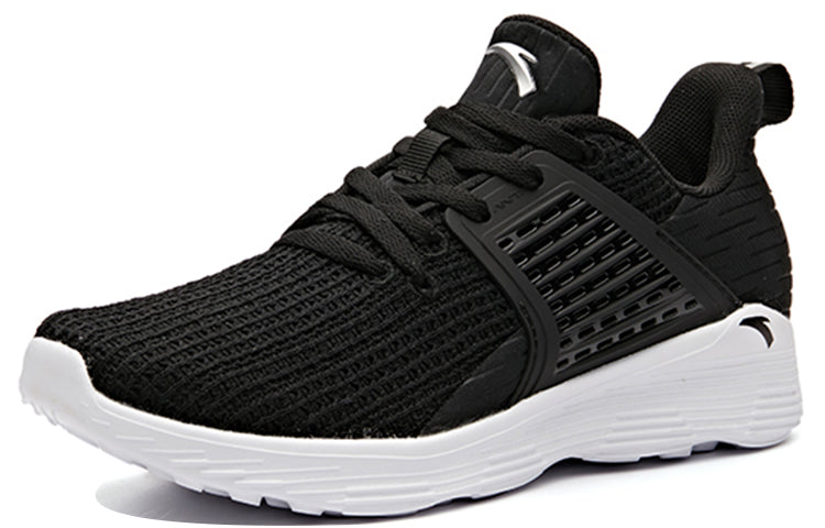 (WMNS) ANTA Running Series Sneakers 'Black White' 12835565-3