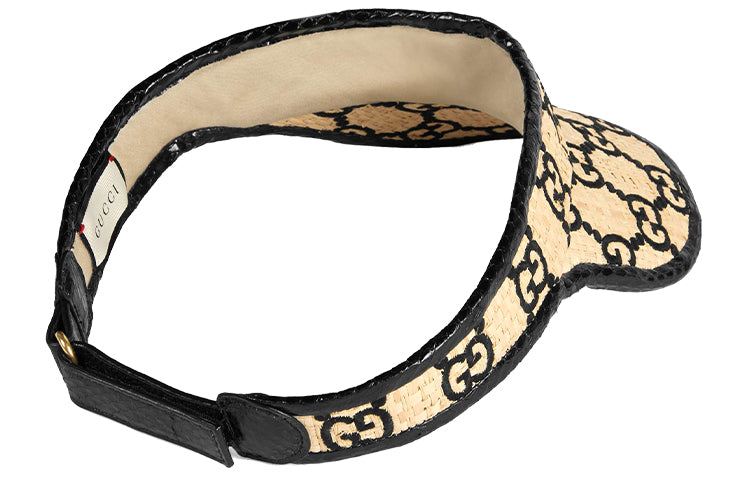 Gucci GG Visor 'Ivory With Snakeskin' 577902-3HH38-9260