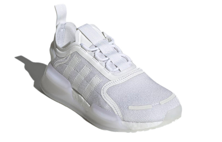 (GS) adidas originals NMD_V3 'Triple White' GX5739