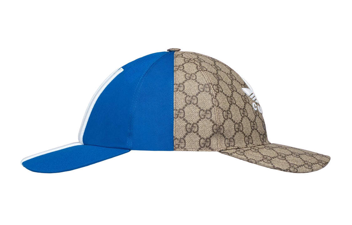 Adidas X Gucci Double Sided Baseball Hat 'Bright Blue Beige' 719406-4HAST-9768