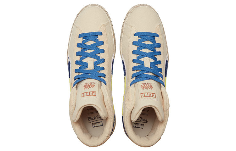 PUMA Black Fives x Clyde Mid 'Creme Brulee' 381956-01