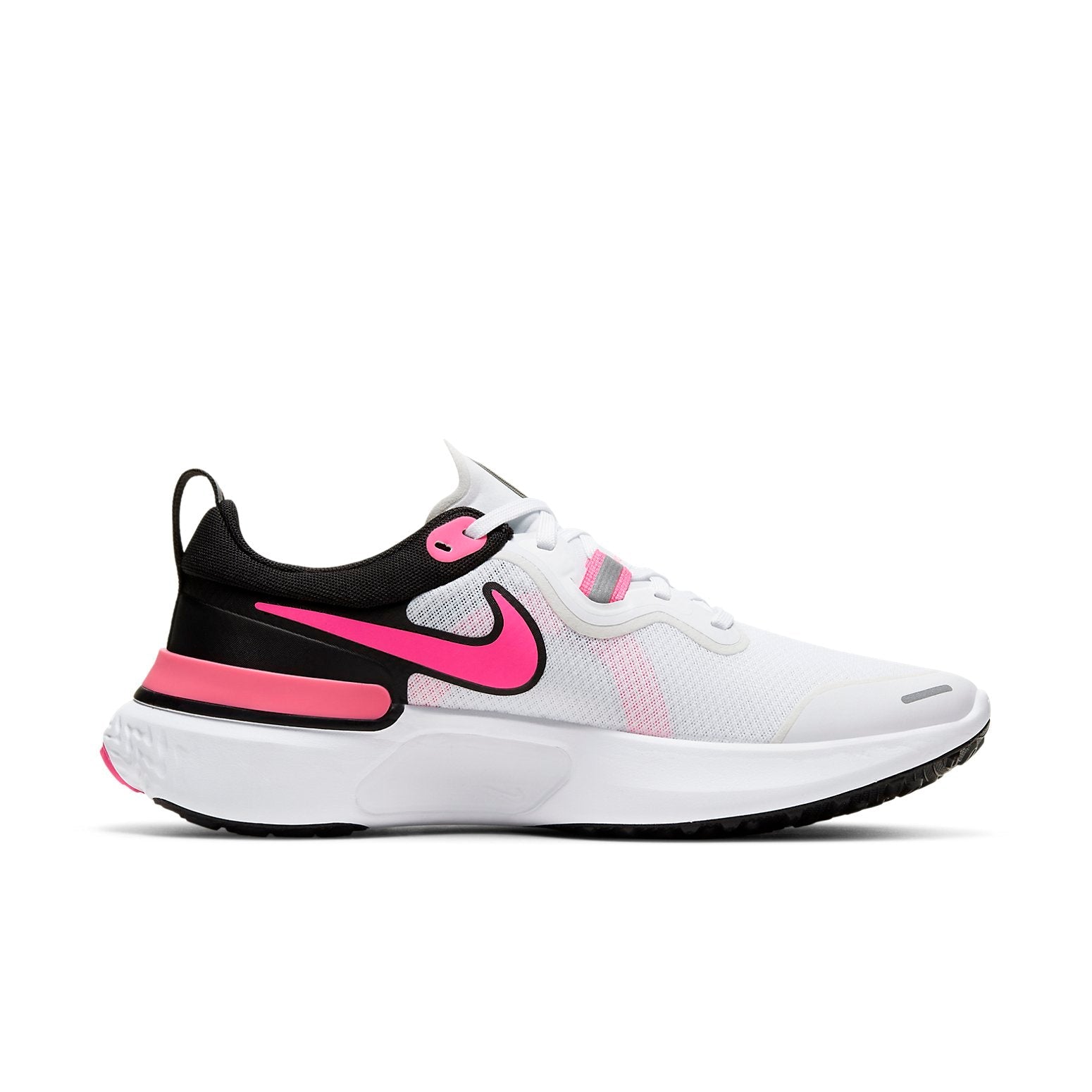 (WMNS) Nike React Miler Black/White Pink CW1778-103
