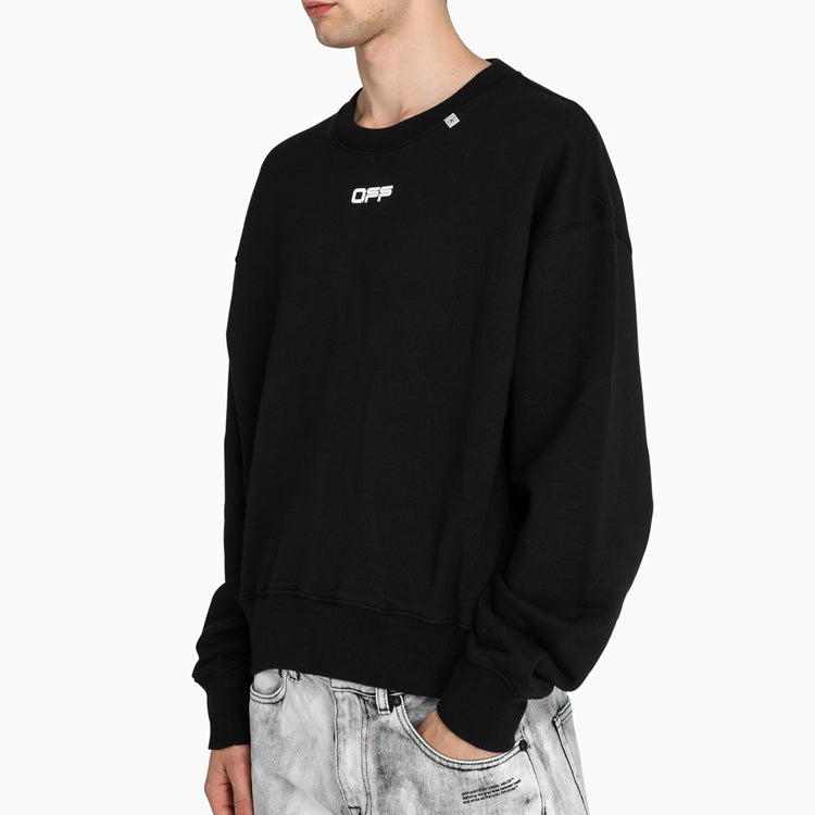 Off-White Alphabet Printing Pullover Black OMBA035R20E300041001